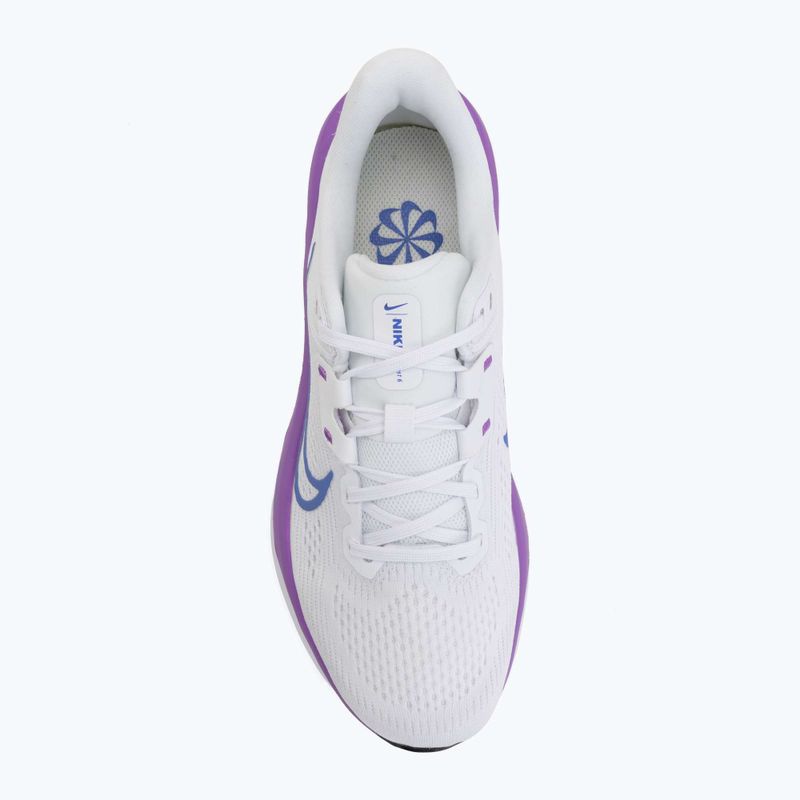 Дамски обувки за бягане Nike Quest 6 white/black/bright violet/sapphire 5