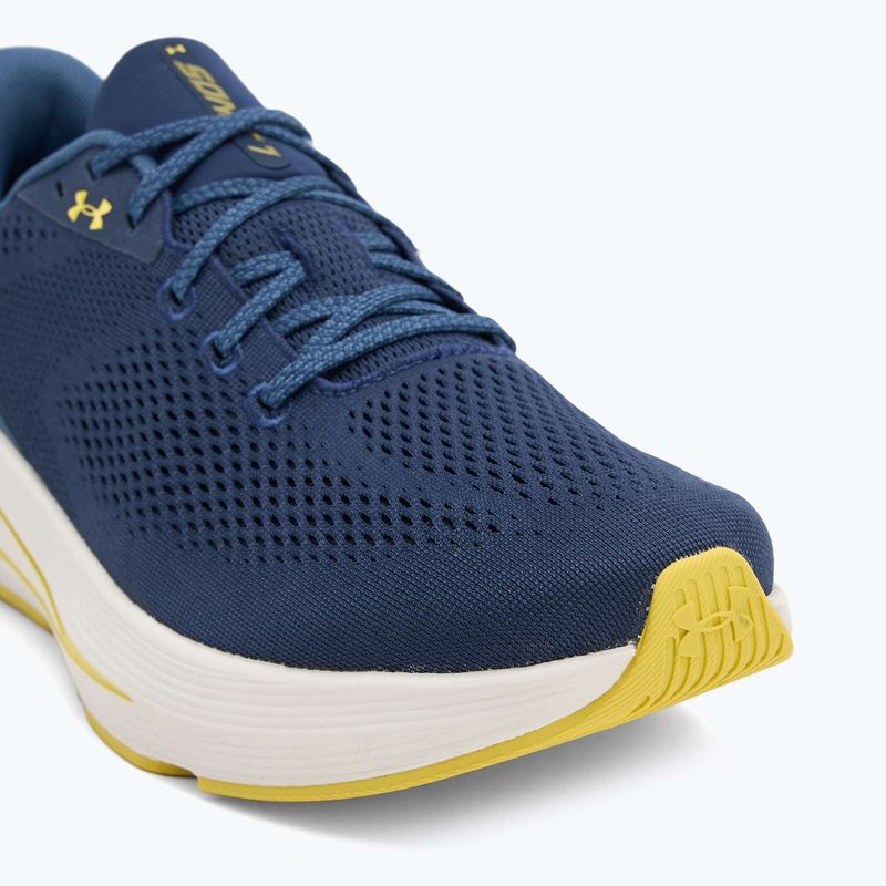 Мъжки обувки за бягане Under Armour Sonic 7 washed navy/nu blue/yellow shade 7