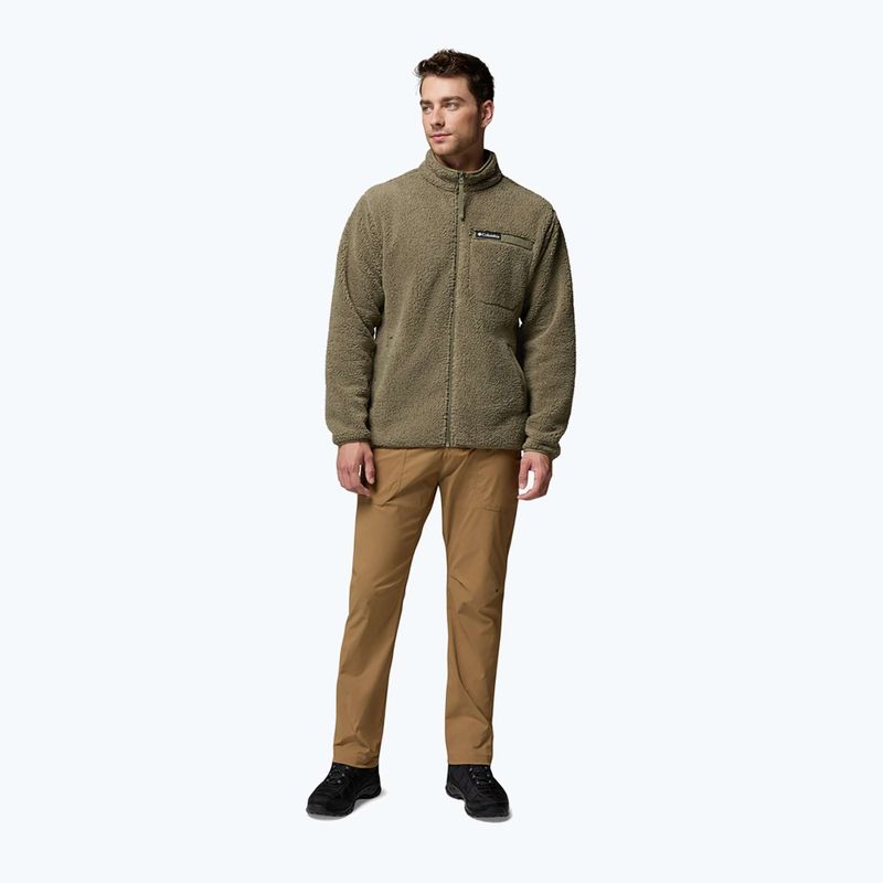 Мъжки суитшърт Columbia Rugged Ridge High Pile Full Zip stone green 2