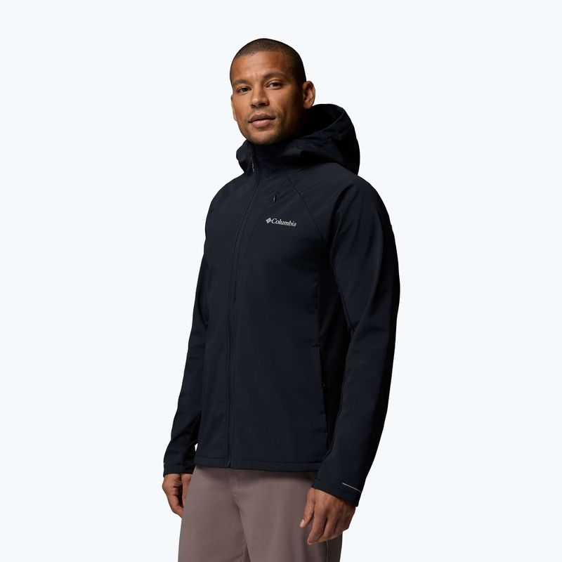 Мъжко софтшел яке Columbia Trailborne black 4