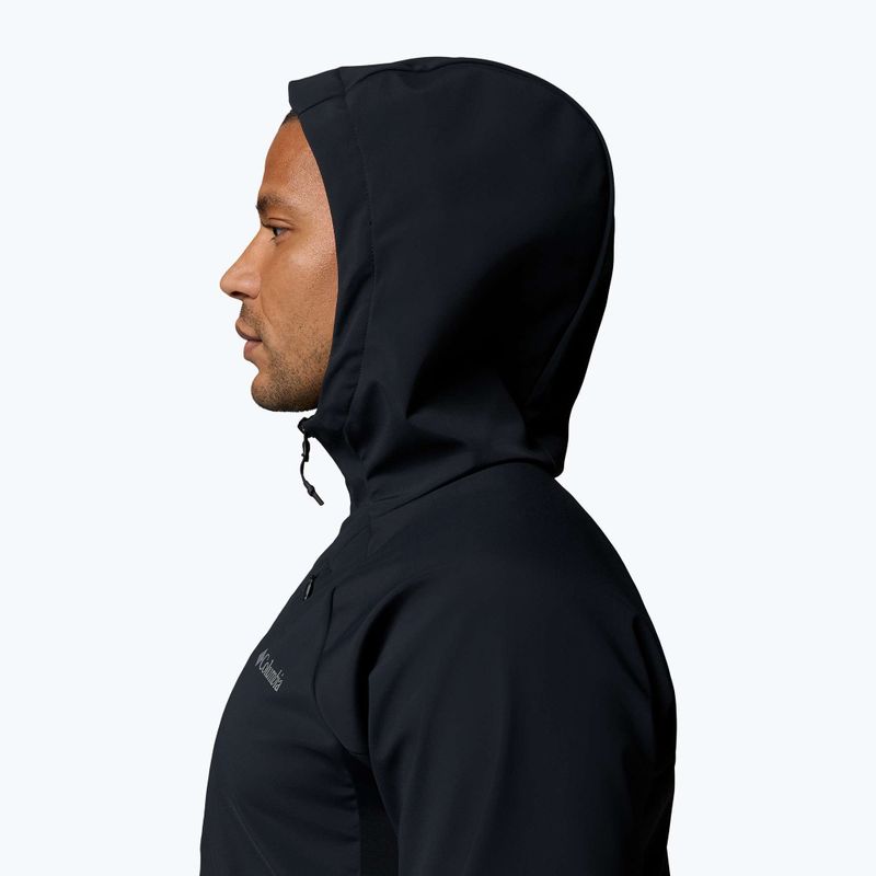 Мъжко софтшел яке Columbia Trailborne black 6