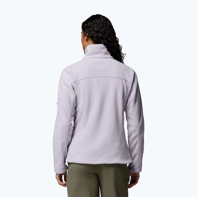 Дамски поларен суитшърт Columbia Fast Trek II lavender pearl 3