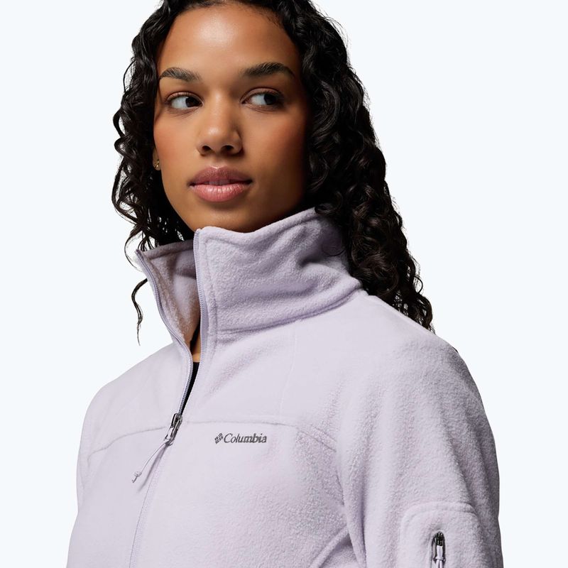 Дамски поларен суитшърт Columbia Fast Trek II lavender pearl 7