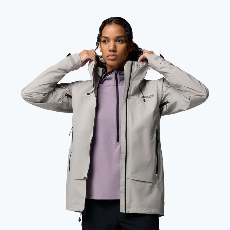 Дамско софтшел яке Columbia Saudan Pro 3L flint grey 5
