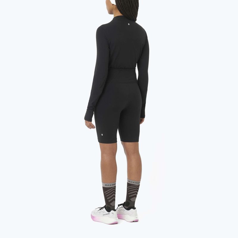 Дамска блуза с дълъг ръкав за бягане Salomon Bliss deep black 4