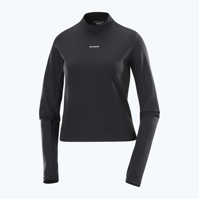 Дамска блуза с дълъг ръкав за бягане Salomon Bliss deep black 5