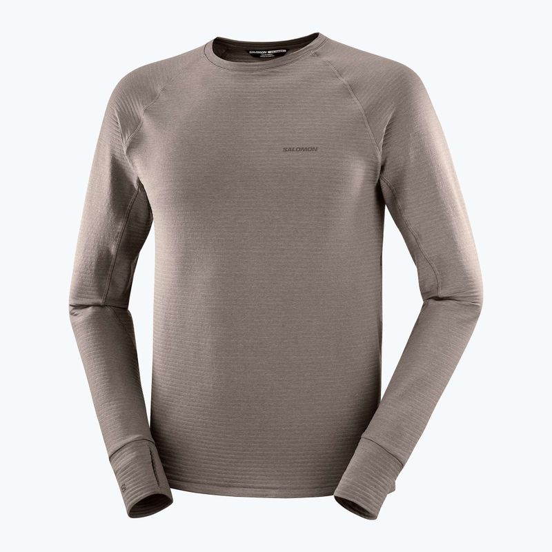 Мъжки суитшърт Salomon Essential Lightwarm CN iron 5