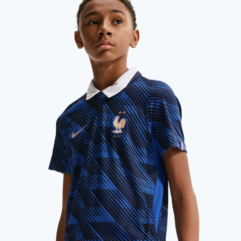 Детска футболна тениска Nike FFF 2026/27 Match Home game royal/metallic copper 7