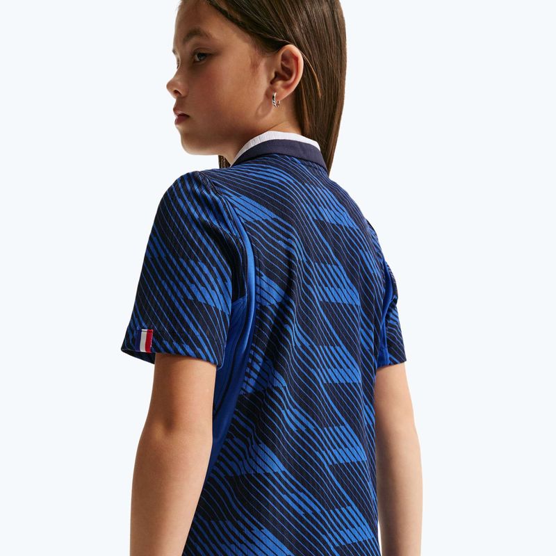 Детска футболна тениска Nike FFF 2026/27 Match Home game royal/metallic copper 10