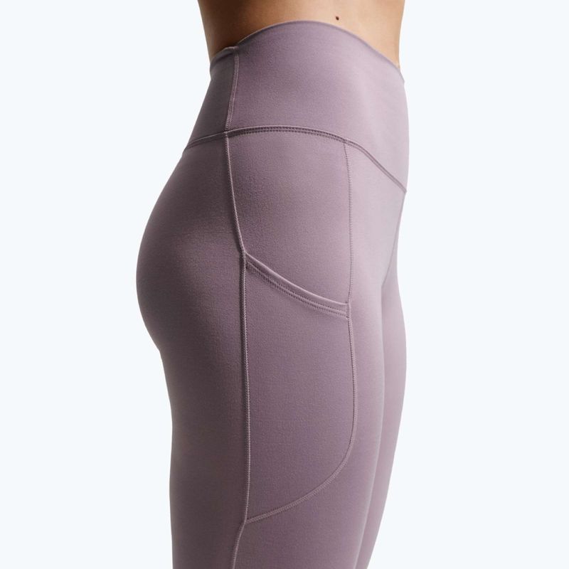 Дамски клин за тренировка Nike One High-Waisted 7/8 light violet ore/white 5
