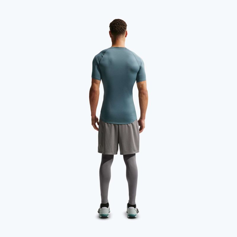 Мъжка тренировъчна тениска Nike Pro Dri-Fit Tight Fitness mineral slate/black 3