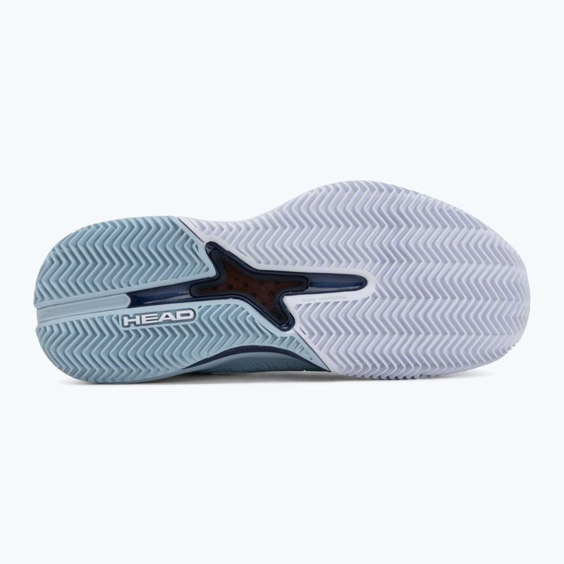 Дамски тенис обувки HEAD Revolt Pro 5.0 Clay light blue/dark blue 4