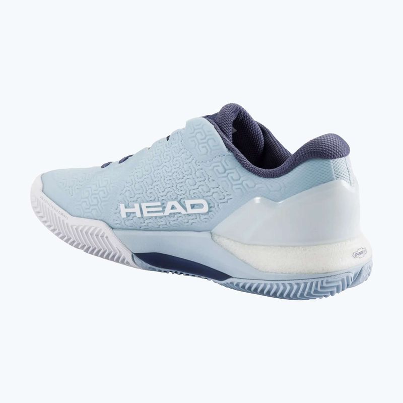 Дамски тенис обувки HEAD Revolt Pro 5.0 Clay light blue/dark blue 9