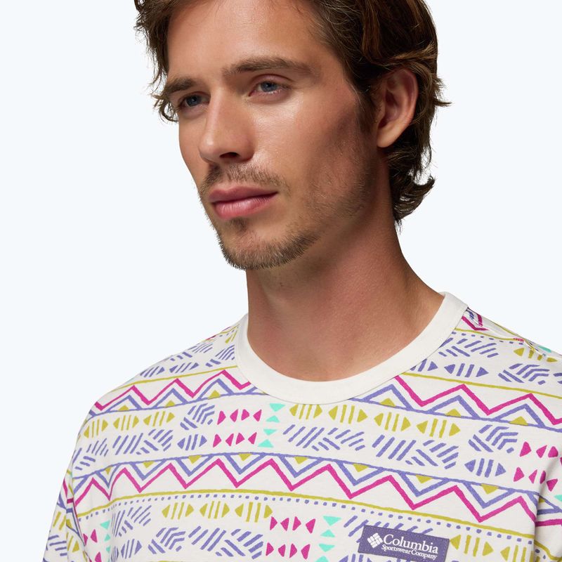 Мъжка тениска Columbia CSC Heavyweight Printed sea salt/horizons 5