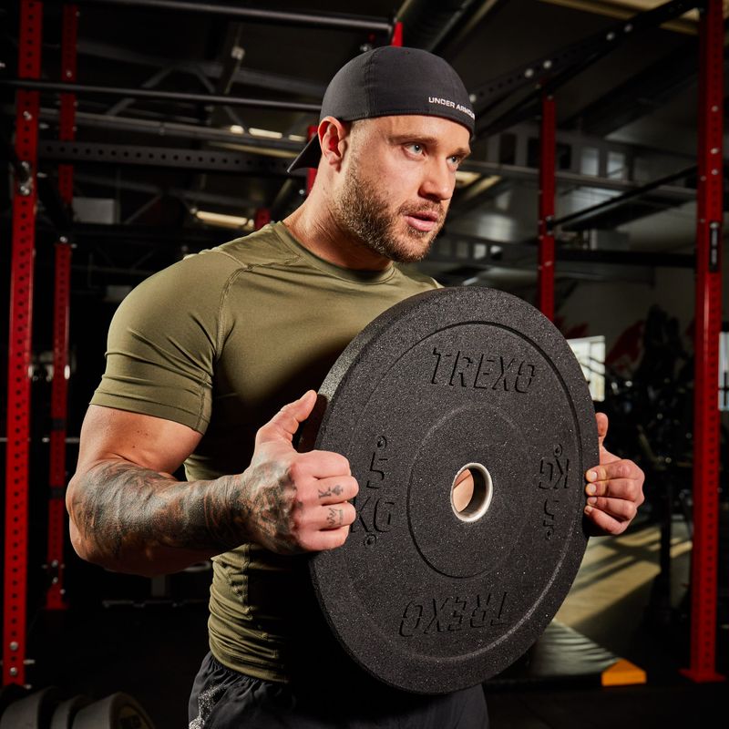 Олимпийска тежест за броня XTREXO TRX-BMP005 5 кг черна 7