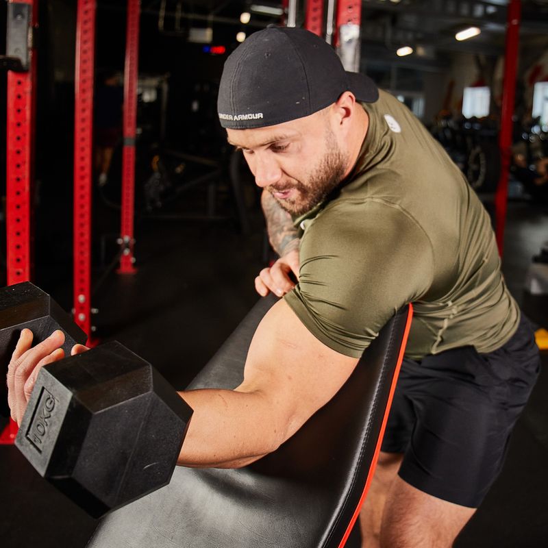 Гумиран дъмбел XTREXO Hex HXD100 10 kg 7