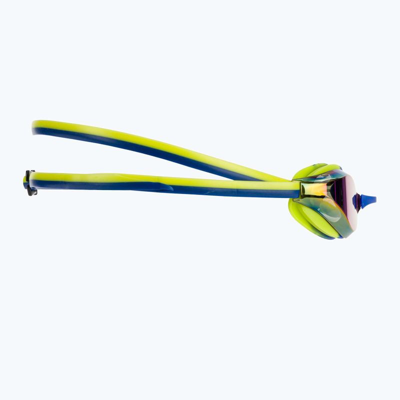 Очила за плуване за деца Arena Python Mirror Jr blue/blue/lime 3