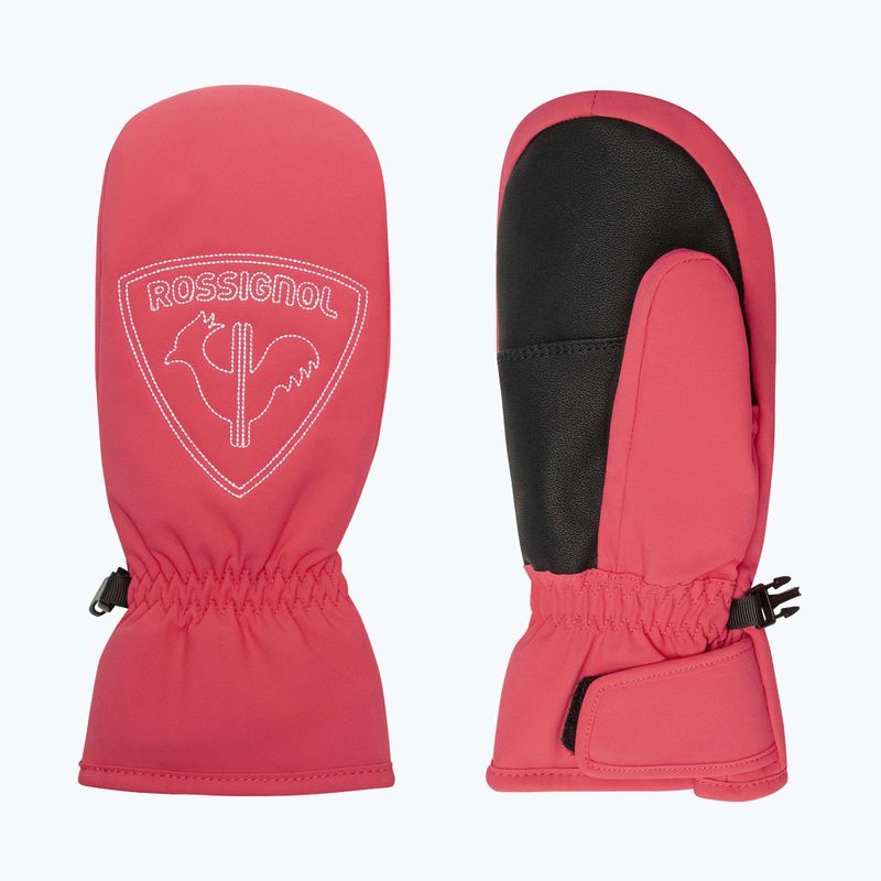 Детски скиорски ръкавици Rossignol Jr Rooster M tea rose 7