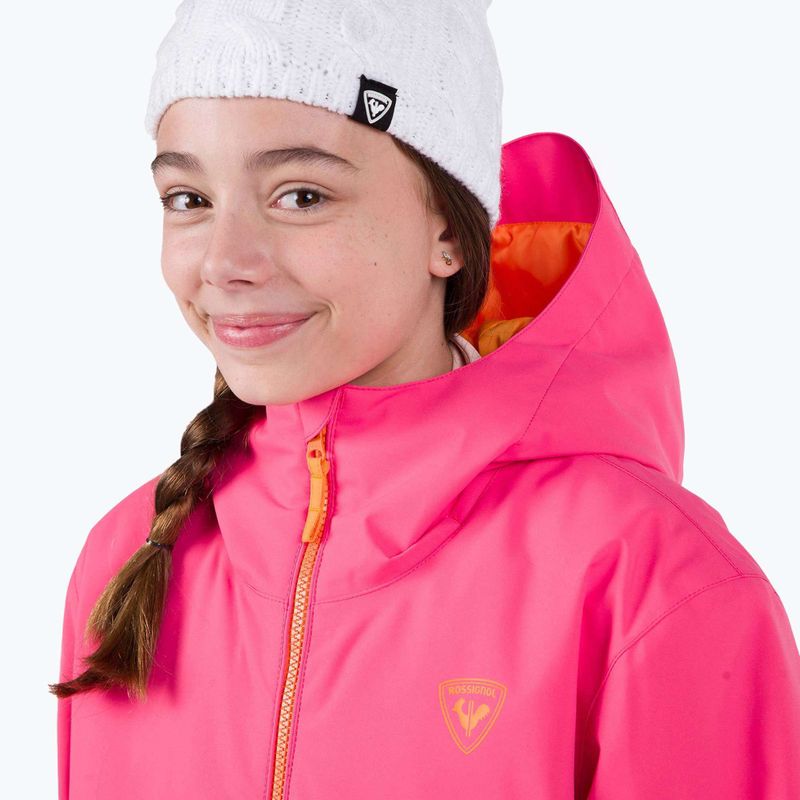 Детско скиорско яке Rossignol Jr Strawpile tea rose 6