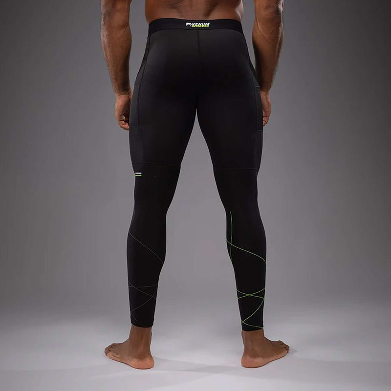 Venum Training Camp 4.0 black/neo green мъжки клинове за тренировка 3
