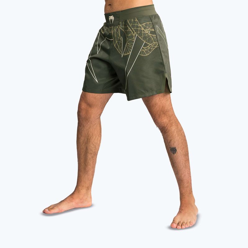 Мъжки шорти за тренировка Venum Serpenti Fight khaki/bronze/ivory 4