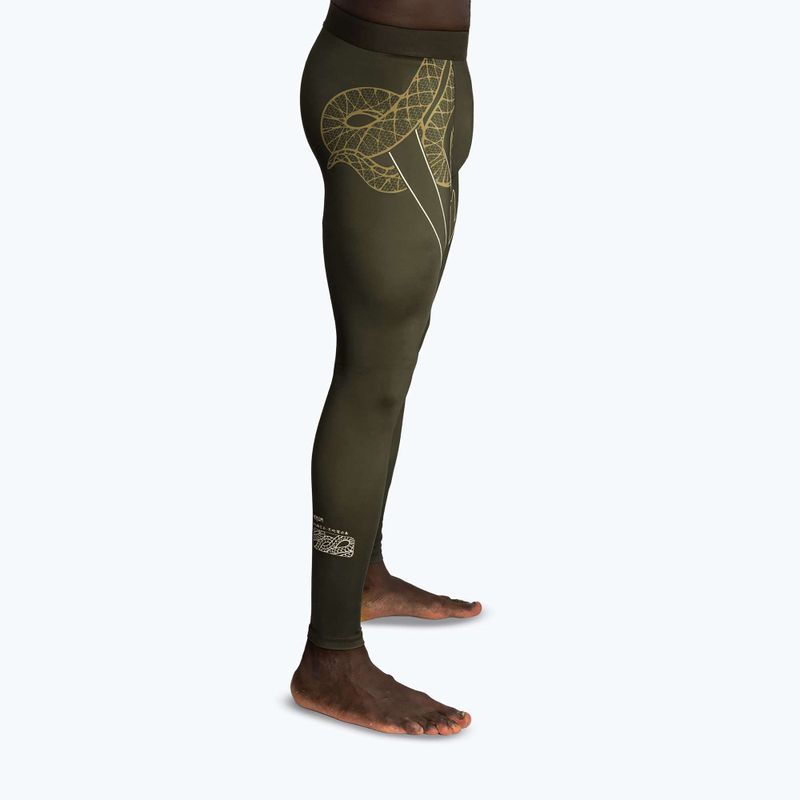 Мъжки тренировъчен клин Venum Serpenti Spats khaki/bronze/ivory 5