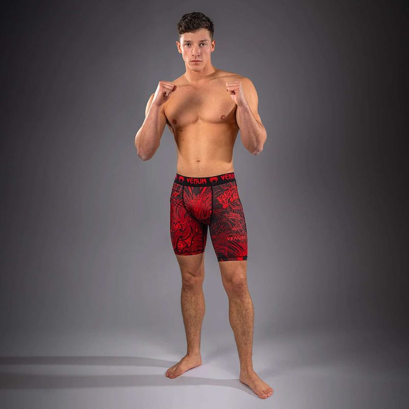 Мъжки шорти за тренировка Venum Wolf Atak Vale Tudo Shorts black/red 2