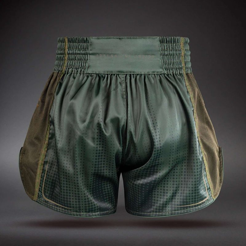 Тренировъчни шорти Venum Stealth Muay Thai Khaki/Dark Green 2