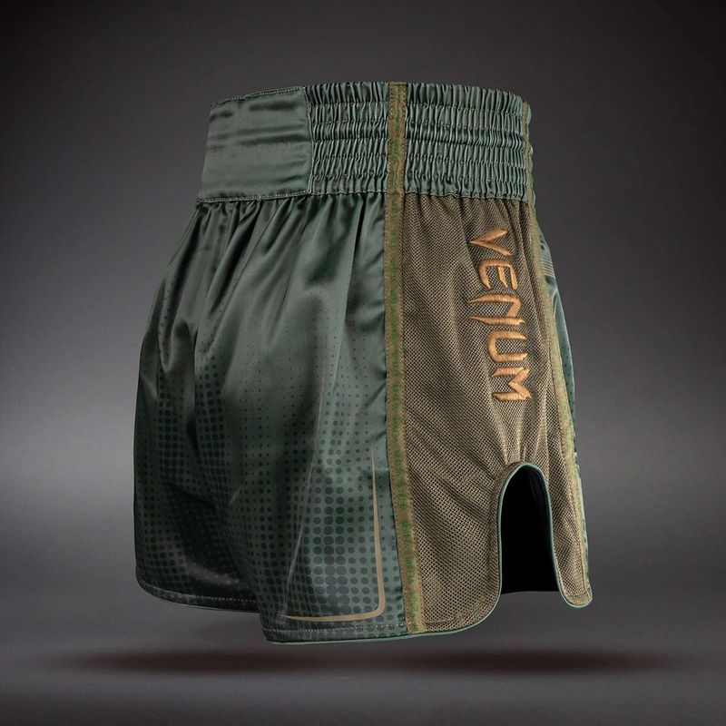 Тренировъчни шорти Venum Stealth Muay Thai Khaki/Dark Green 4
