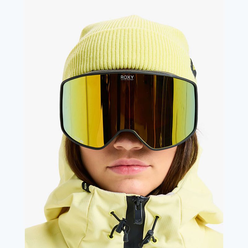 Дамска маска за сноуборд ROXY Storm W black/clux ml pink gold 6