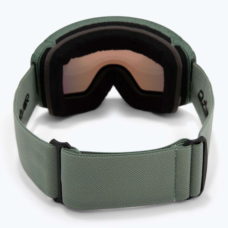 Мъжка маска за сноуборд Quiksilver Storm MG dark ivy/clux ml red 6