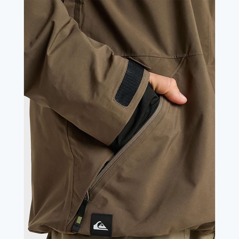 Детско яке за сноуборд Quiksilver Forever Stretch GTX canteen 10