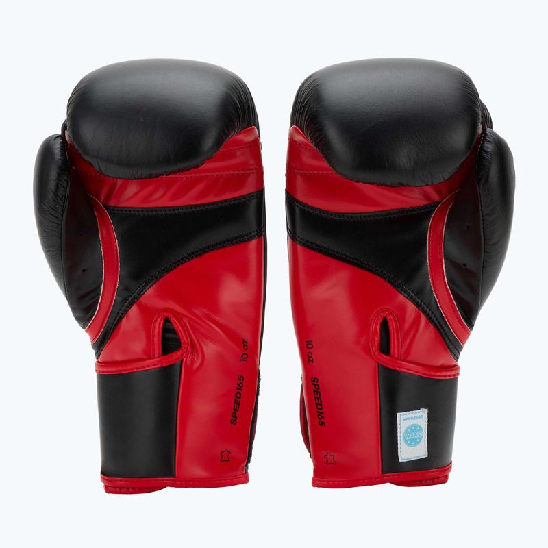 Боксови ръкавици adidas Wako black/red 3