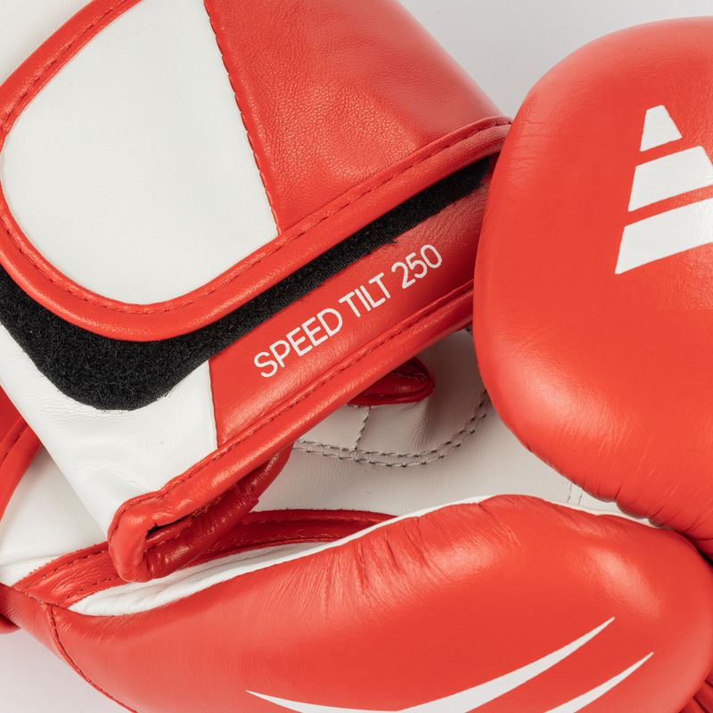 adidas Speed Tilt 250 Червени боксови ръкавици SPD250TG 5