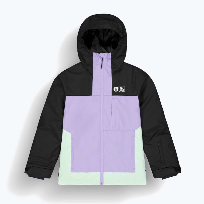 Детско ски яке Picture Seady black / paisley purp / silt green 7
