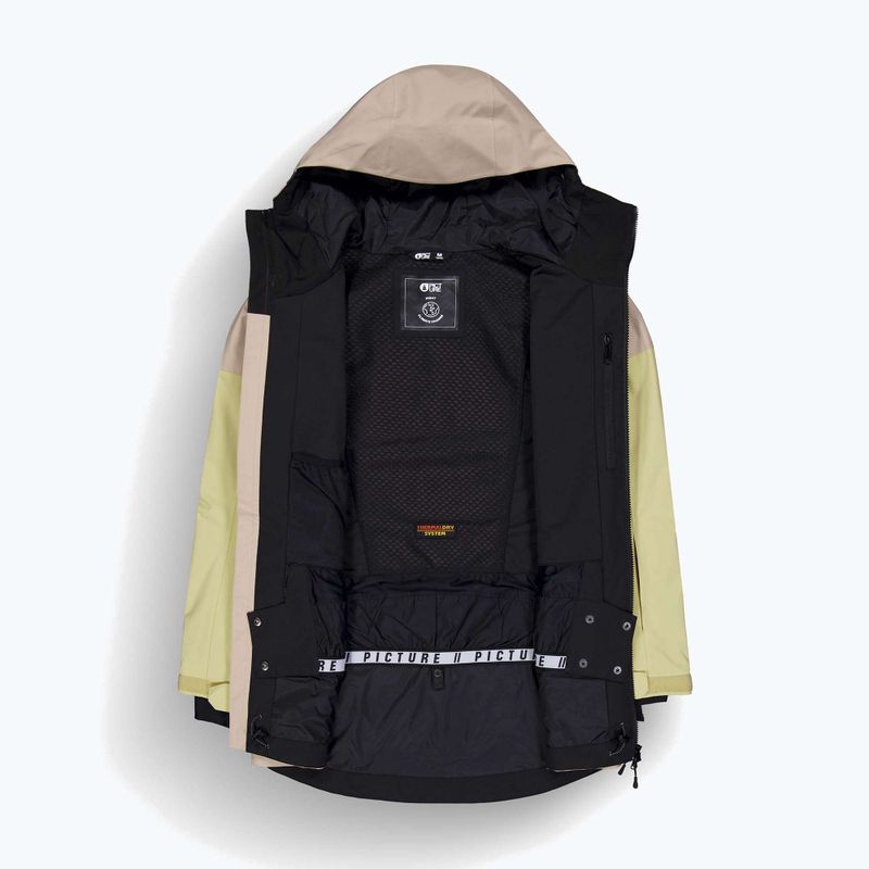 Дамско ски яке Picture Haakon roebuck / lime / cream hemp 9