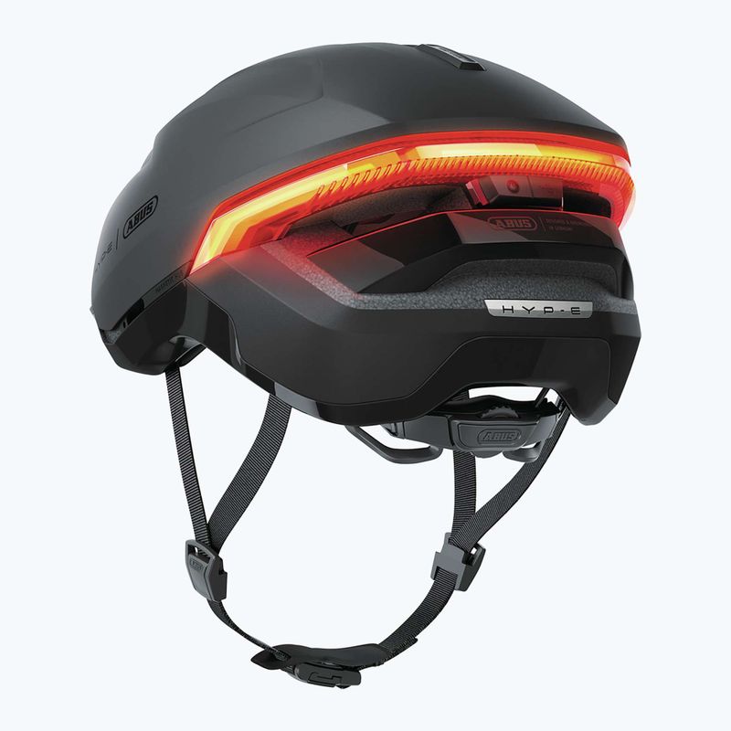 Велосипедна каска с мигачи ABUS Hyp-E volcano titan 4
