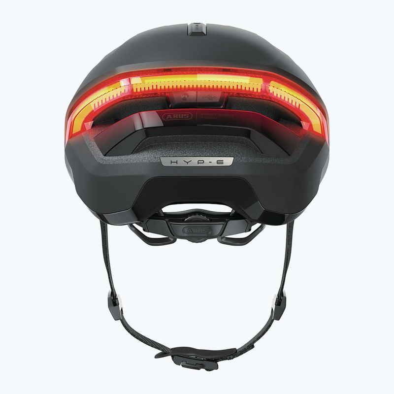 Велосипедна каска с мигачи ABUS Hyp-E volcano titan 6