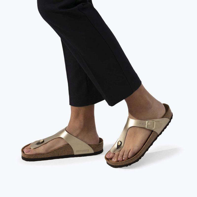 Джапанки BIRKENSTOCK Gizeh Birko-Flor Narrow gold 8