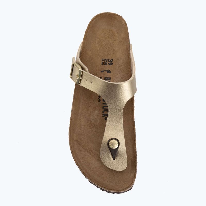 Джапанки BIRKENSTOCK Gizeh Birko-Flor Narrow gold 5