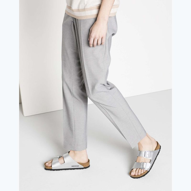 Дамски чехли BIRKENSTOCK Arizona BF Narrow silver 11