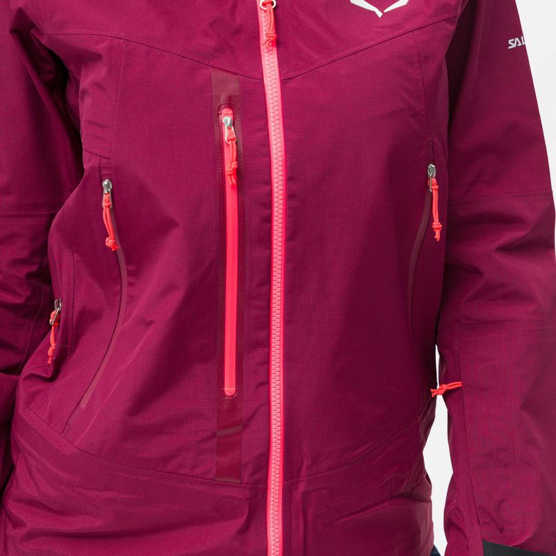 Salewa дамско дъждобранно яке Sella Responsive maroon 00-0000027879 5