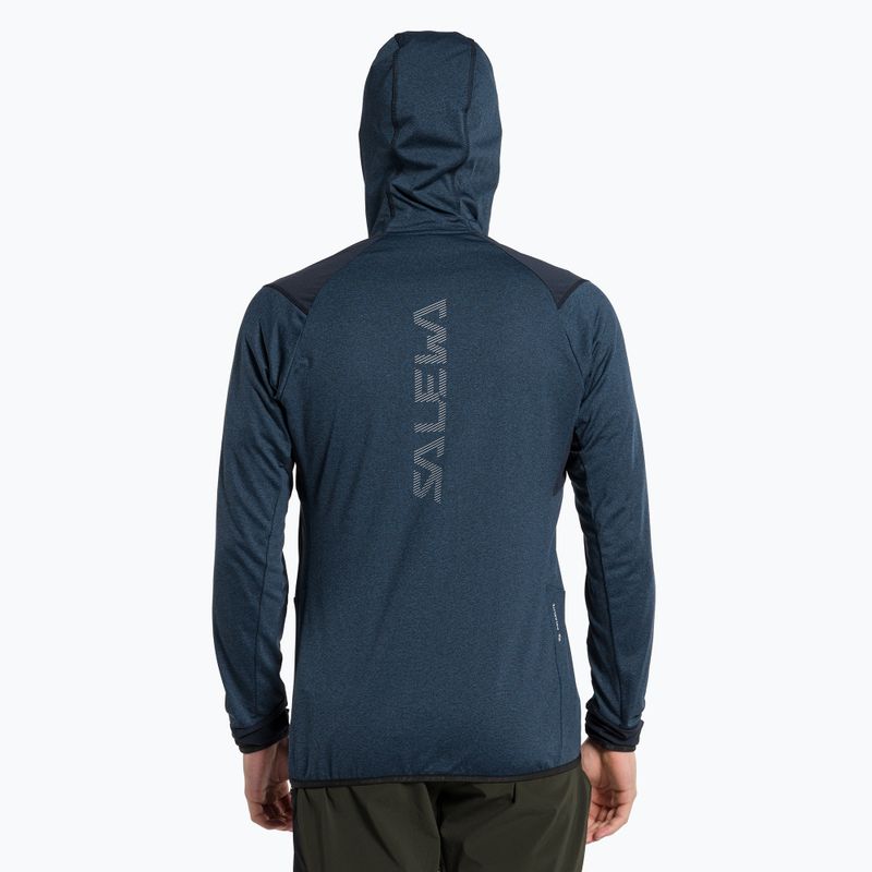Мъжки суитшърт Salewa Agner Hybrid PL/DST FZ Hoody от полар тъмносин 00-0000027371 3