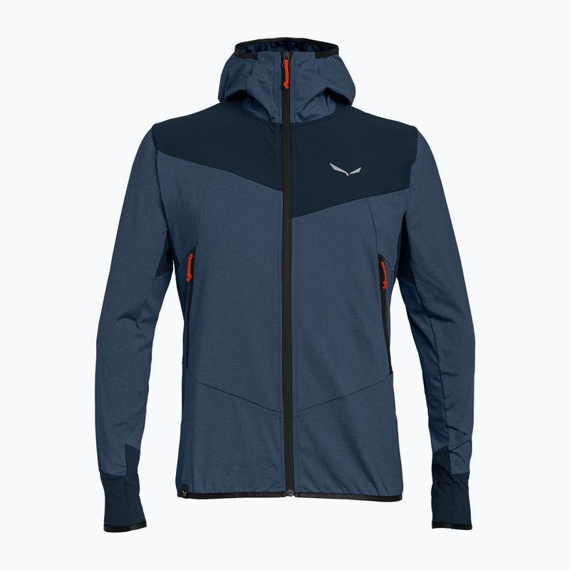Мъжки суитшърт Salewa Agner Hybrid PL/DST FZ Hoody от полар тъмносин 00-0000027371 5