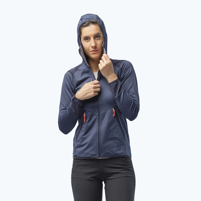 Salewa дамски полар Agner Hybrid PL/DST FZ Hoody тъмносин 00-0000027372 5