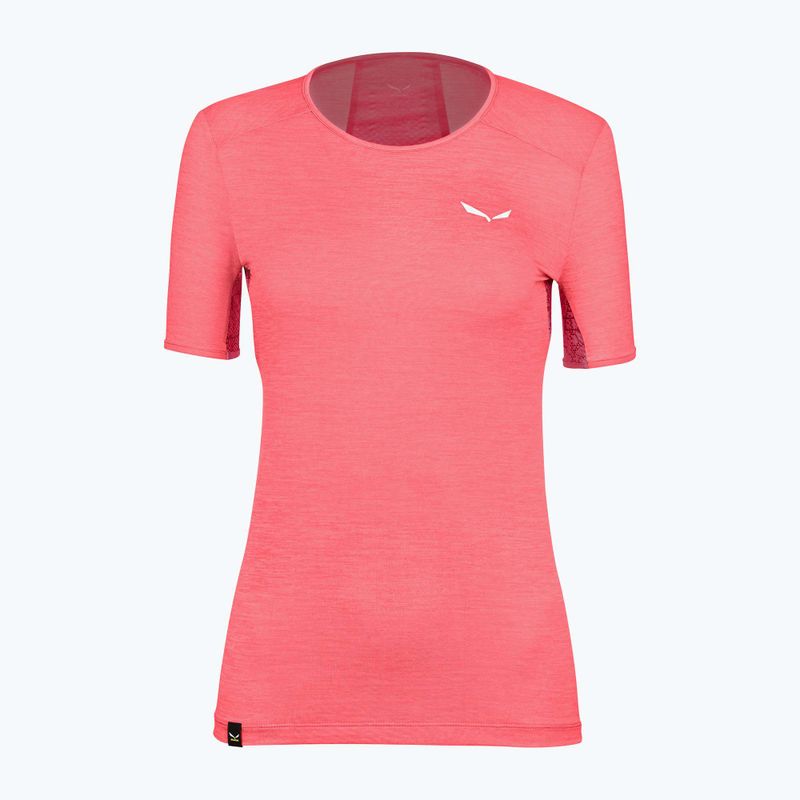 Salewa Puez Graphic 2 Dry дамска тениска за трекинг розова 00-0000027400