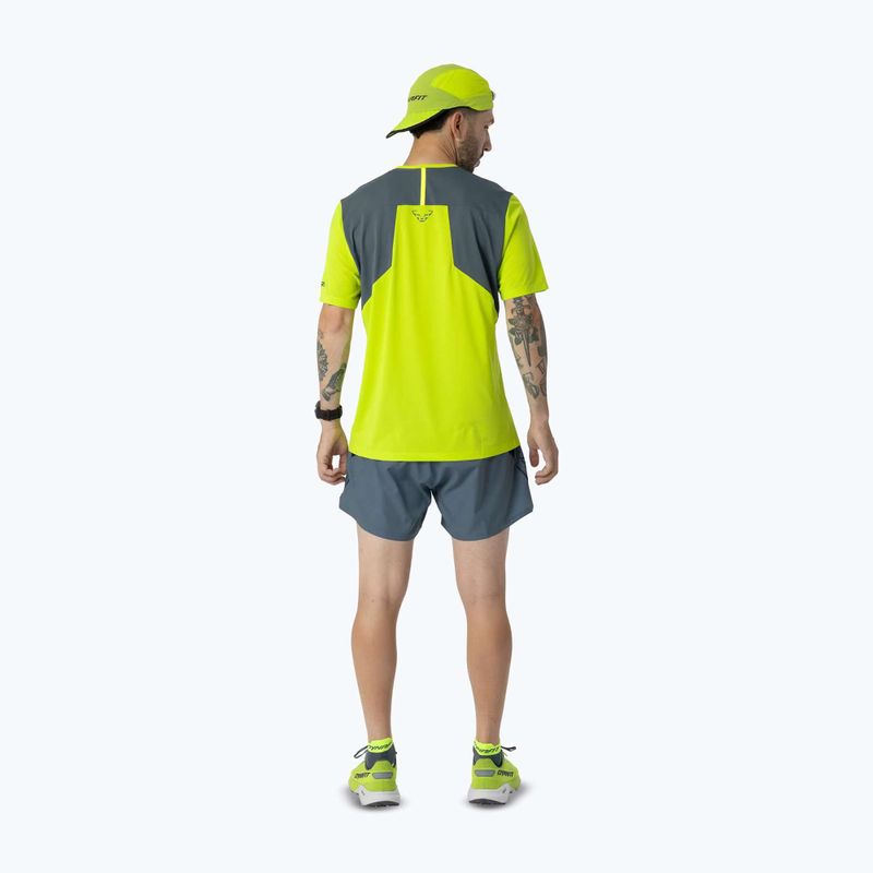 Мъжка тениска за бягане DYNAFIT Sky ultra yellow 3