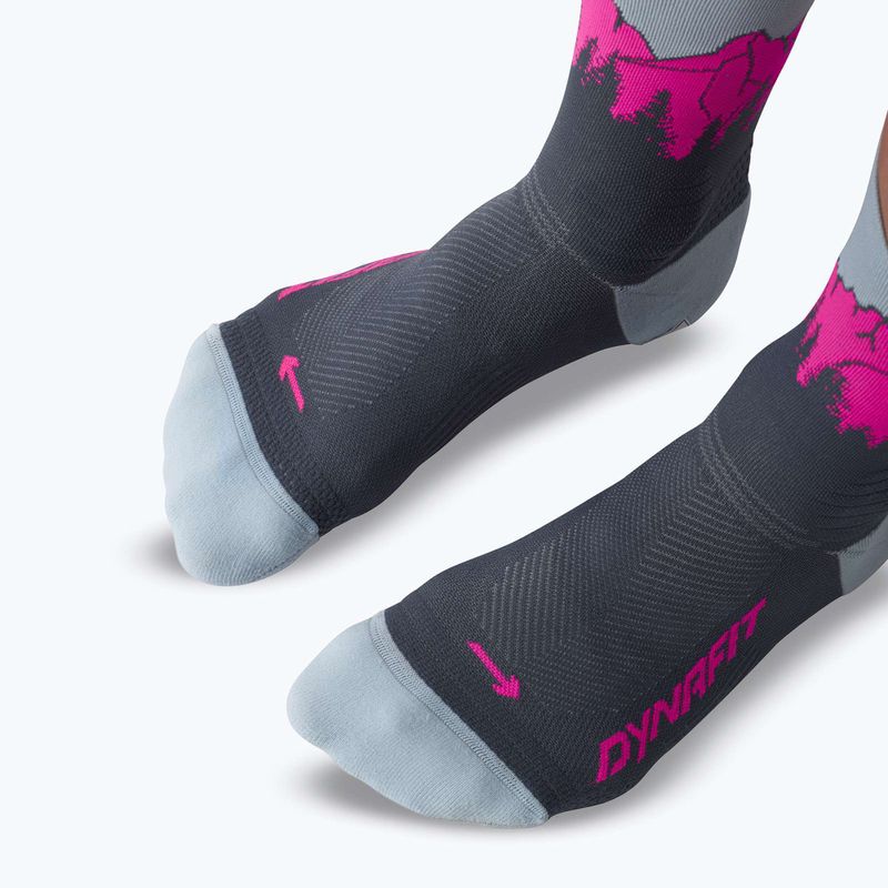 Чорапи DYNAFIT Traverse Crew cinder pink glo/6070 8