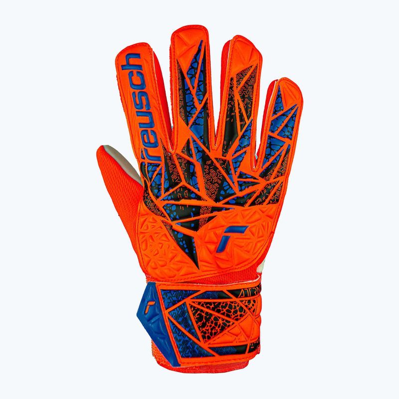 Вратарски ръкавици Reusch Attrakt Starter Grip hyper orng/elec blue 2