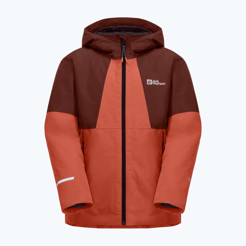 Детско пухено яке Jack Wolfskin Actamic 2L Ins coral orange 4